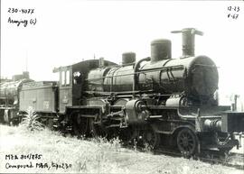 Locomotora compound de vapor 230-4077 (ex MZA 847) (Serie RENFE 230-4001 a 4105) (Serie MZA 651 a...