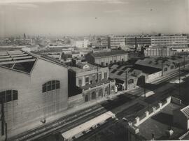 Talleres de la estación de Barcelona - Clot de la línea de Barcelona a Francia