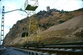 Plataforma para el mantenimiento de catenaria