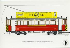 
Tranvía "4 ejes vía estrecha". Serie 426/137. Año 1902
