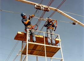 Obras de electrificación de ferrocarriles