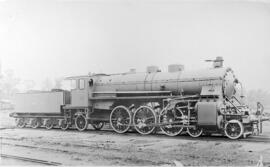 Locomotora de vapor tipo "Pacific" 231 de MZA nº 877, (serie MZA 877-880) (posterior se...
