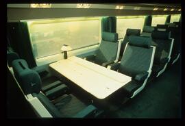 Interior de un coche de viajeros AVE