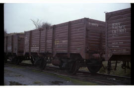 Vagón X fv 186670 de bordes altos de RENFE