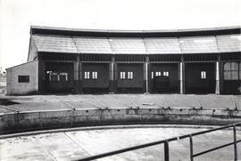 Rotonda de automotores de la estación de Zaragoza - Delicias de la línea de Caminreal a Zaragoza