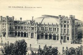 Fachada de la Estación de Valencia - Norte