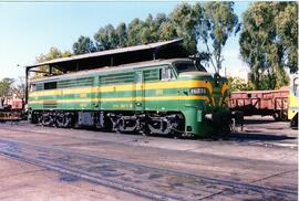 Locomotora diésel - eléctrica 316 - 011 - 6 de la serie 316 - 001 a 017 de RENFE, ex 1611, fabric...