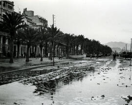 Estación inundada