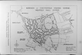 Reproducción fotográfica del plano de la ciudad de Chesterfield