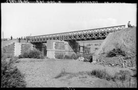 Sustitución de puentes metálicos. Línea de Madrid-Badajoz. Km 304,769. Puente Melonar.