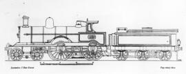 Gráficos de locomotoras de vapor / material rodante