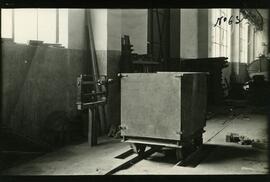 Proyecto de plataforma para el cubilete del taller de fundición del Taller de Vía y Obras de Vill...