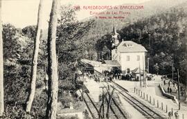 Estación de Las Planas en los alrededores de Barcelona