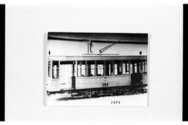 Reproducción de una fotografía tomada en 1934 por La Foto Eléctrica, fotógrafo oficial de la SMT,...