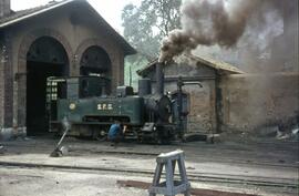 Locomotora de vapor nº 6 del Ferrocarril San Feliu de Guixol a Gerona (SFG), con rodaje 031 T y f...