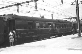 Coche restaurante WR 2860 de la Compañía Wagon Lits en la estación de Limoges - Bénédictins WR 2860