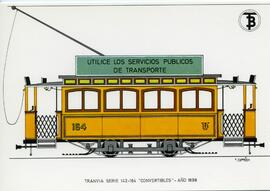 
Tranvía "convertibles". Serie 142-164. Año 1898
