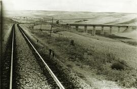 TÍTULO DEL ÁLBUM : Parte semestral de obras / Red Nacional de los Ferrocarriles Españoles. Vía y ...