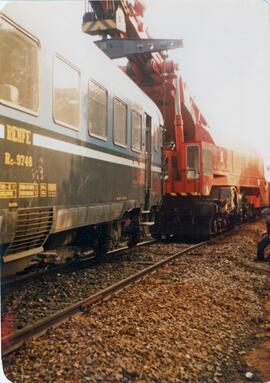 Descarrilamiento del tren 276 en el km 6 de la línea de Ávila a Salamanca