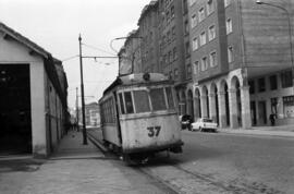 Tranvía nº 37 de la Compañía de Tranvías de Gijón