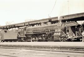 Locomotora de vapor Pacific 231 de la serie 231 - 4021 a 4024 de RENFE, ex MZA serie 877 a 880 y ...