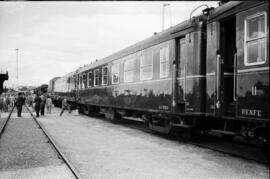 Coche de viajeros de la serie 5000 de 1ª clase AA 5020 de la serie AA 5001 a 5101 de RENFE, fabri...
