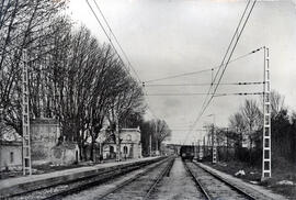 Estación de Tordera de la línea de Barcelona-Término a Massanet-Massanas (vía Mataró)