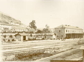 Estación de Sagunto en la línea de Calatayud a Valencia