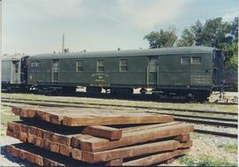 Furgón ambulante de la serie DGDC nº 1019, fabricado por la Compañía Auxiliar de Ferrocarriles (C...