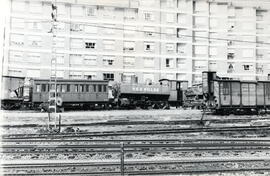 Material en la estación de Gijón