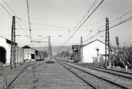 Estación de Granollers-Canovelles de la línea de Barcelona a San Juan de las Abadesas (Sant Joan ...