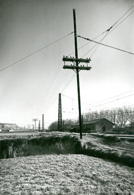 Estación de Balenyá (Balenyà), de la linea de Barcelona a San Juan de las Abadesas, situada en el...