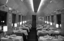 Coche restaurante WR 3578 de la Compañía Wagons Lits en Barcelona, construido por la empresa fran...