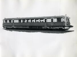 Automotor térmico diésel de la serie 9404 a 9406 de RENFE (ex MZA WE 401 - 404, y finalmente renu...