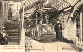 Andén del Ferrocarril Aéreo o Teleférico de Tibidabo