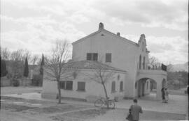 Estación de Cherta de la línea de Puebla de Híjar a Tortosa, también conocida como Val de Zafán a...