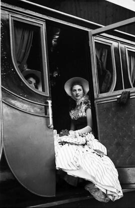 Viaje a Aranjuez del Tren del Centenario del Ferrocarril en España 1848-1948