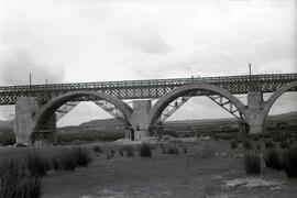 Sustitución del antiguo puente metálico de 11 tramos y 570,80 m sobre el río Guadiana, con vigas ...