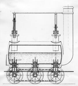 Gráficos de locomotoras de vapor / material rodante