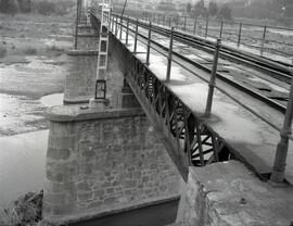 Puente sobre el río Llobregat en el km 308,055 de la línea de Zaragoza a Barcelona