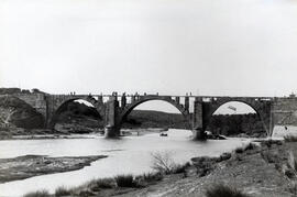 Reconstrucción del puente del Águeda en la línea de Salamanca y Fuentes de Oñoro km 87,304