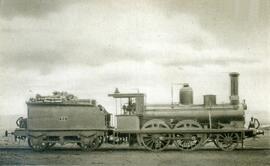 Locomotora tipo 120, procedente de la serie 63 - 128 de la Compañía MZA