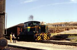 Locomotora diésel - hidráulica 306 - 001 -9 (ex 10601) en Salamanca