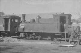 Locomotora de vapor nº16, de rodaje 0-3-0-T, en la estación de Madrid-Niño Jesús, o de Arganda, d...