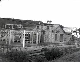 Subestación de Veriña (Gijón , Asturias), en la línea de León a Gijón