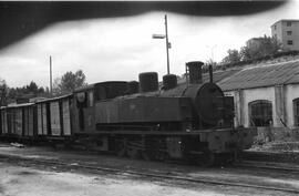 Locomotora de vapor nº 5, con rodaje 141 T de la línea de vía estrecha de Ferrol a Gijón, constru...