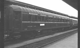 Coche cama 2788 de la Compañía Internacional Wagons Lits, formando parte de una composición de la...
