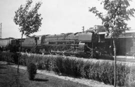 Locomotora de vapor 242 Confederación (serie RENFE 242F 2001-2010), fabricada por la MTM