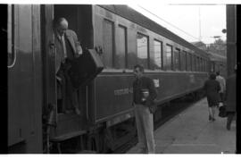 Llegada del Arlberg Express a la estación de París - Este (Gare de Paris - Est o Gare de l'Est)