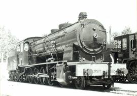 Locomotora de vapor tipo 240 - 2135 de RENFE, ex MZA nº 1155 fabricada en 1913 por Henschel &...